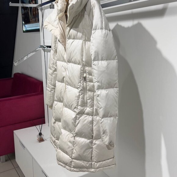 The North Face Metropolis II Parka Winter Jacket 550 Vintage White Womens Small - Picture 5 of 12